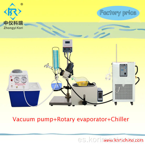 Máquina de destilación de evaporador rotatorio chino esencial